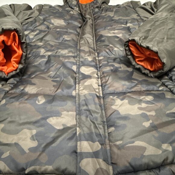 R1881 Rothschild Boys Hooded Jacket Large (14) Camo - Picture 2 of 10